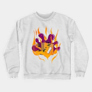 Fred on fire Crewneck Sweatshirt